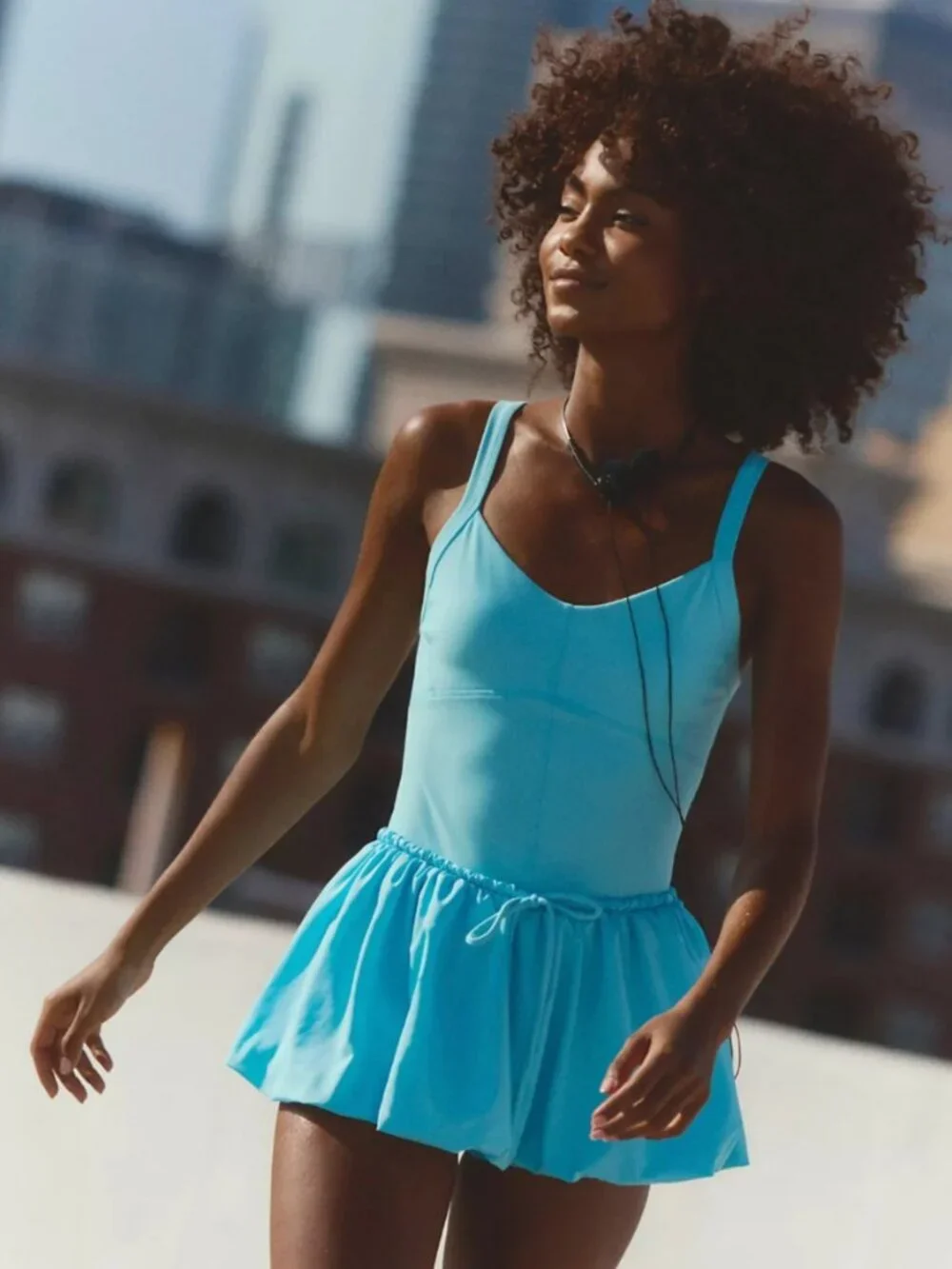 NWT Free People Dance All Day Skortsie in Santorini